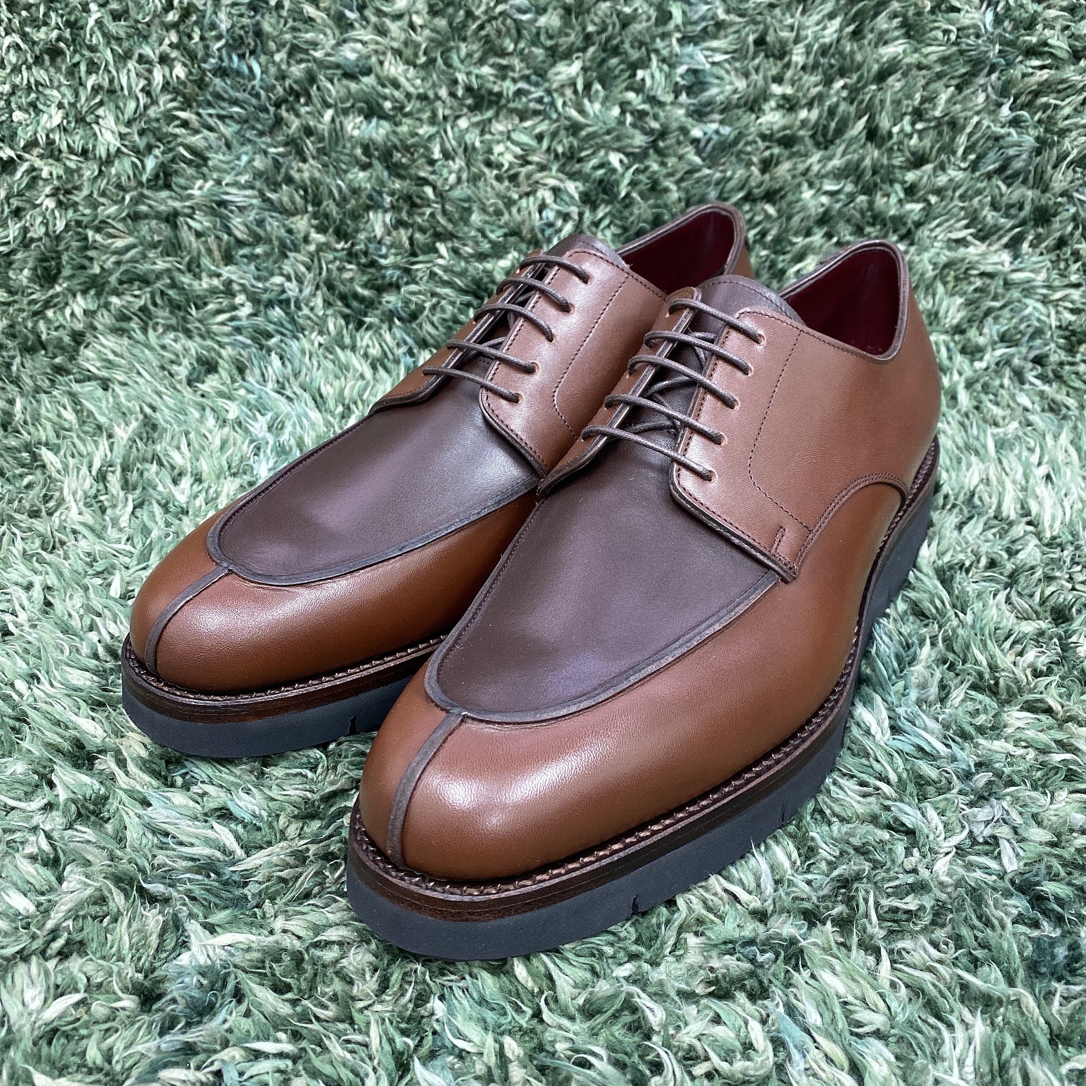 ☆最上級ライン☆Santoni グッドイヤーウェルト製法 Uチップ 靴 ドレス